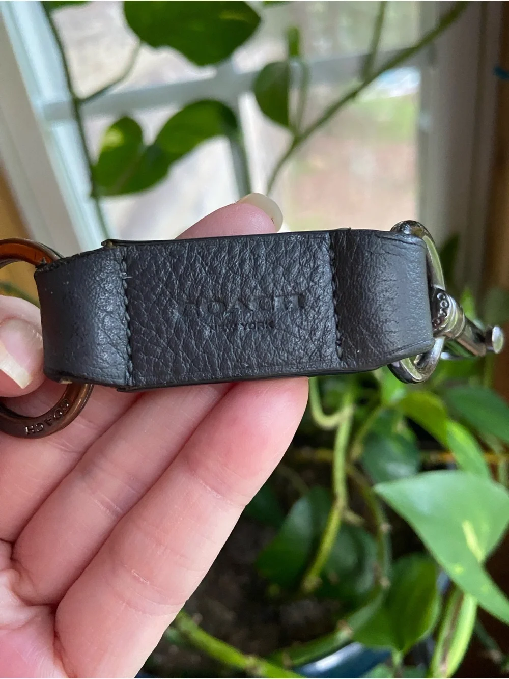 Coach trigger leather